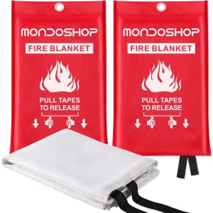 Mondoshop Fire Blanket 2-Pack: $8.99
