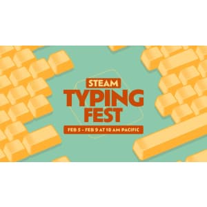 Steam Typing Fest: Up to 95% off