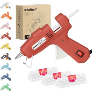 Romech 20W Mini Hot Glue Gun w/ 30 Glue Sticks: From $8.39