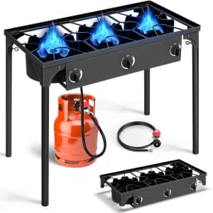 Ktaxon 3-Burner Propane Gas BBQ: $90