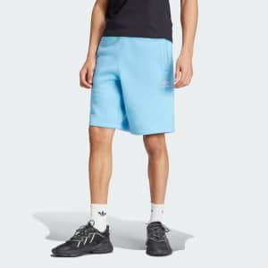 adidas Men's Trefoil Essentials Shorts: $9.80