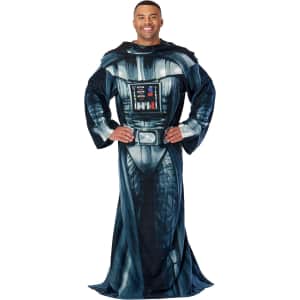 Star Wars Darth Vader Throw Blanket with Sleeves: $24