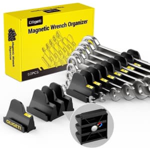 Oligeti 50pcs Magnetic Wrench Organizer Set: $11.99