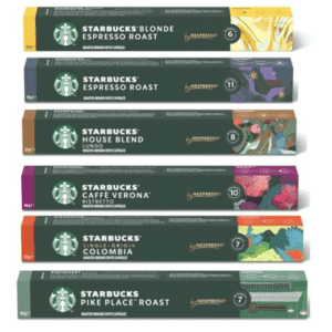 Starbucks by Nespresso Espresso Variety Pack: 60-Pack for $37, 120-Pack for $70