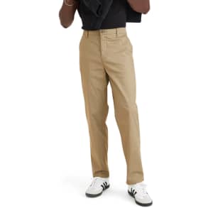Dockers Men's Straight Fit Casual Chino Pants: $18