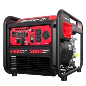 PowerSmart Portable 4400W Gas Generator: $339