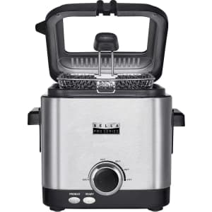 Bella Pro 1.6-Quart Deep Fryer: $18 Bella Pro 1.6-Quart Deep Fryer: $18