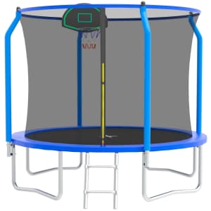 Segmart 10-Foot Trampoline w/ Basketball Hoop & Enclosure Net: $119.99 Segmart 10-Foot Trampoline w/ Basketball Hoop & Enclosure Net: $119.99