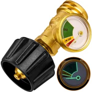Flame King Propane Tank Gauge with Glow Dial: $11