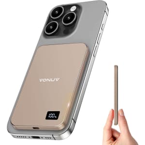 Vonuv 15W Magnetic Portable Charger: $13.99