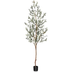 OakRed 7-Foot Artificial Olive Tree: $39.20