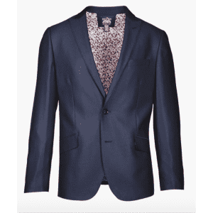 Savile Row Co Men's Slim Fit Geometric Printed Sport Coat: $60