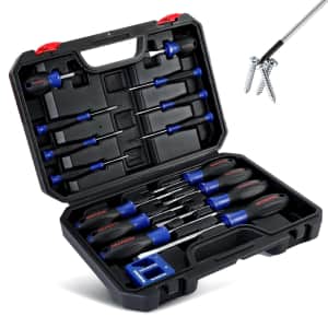 Workpro Magnetic Screwdriver 16-Piece Set: $16.84