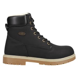 Lugz Men's Brace Hi Fleece Lace Up Boots: $25