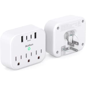 Addtam Cruise Ship Essentials Non-Surge Protector Power Strip Deals at Amazon: Up to 25% off