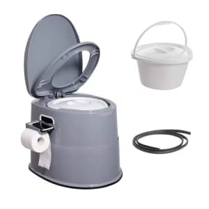 SucceBuy 1.3-Gallon Portable Camping Toilet: $25.43