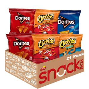 Doritos & Cheetos Mix Variety 21-Pack: $10 via Sub. & Save