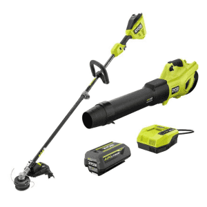 Ryobi 650 CFM Cordless Leaf Blower & 16" Carbon Fiber String Trimmer w/ Battery & Charger: $299