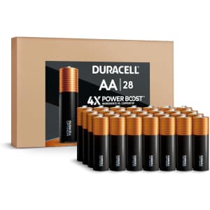 Duracell Optimum AA Batteries with 4x Power Boost 28-Pack: $24 w/ Prime