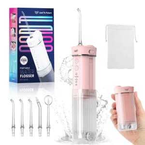 JTF 230ml Rechargeable Mini Cordless Water Flosser: $13.47