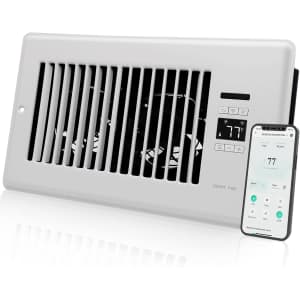 6" x 10" Super Quiet Register Booster Fan: $45