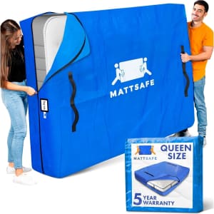 Nordic Elk Queen Mattress Bag for Moving: $28