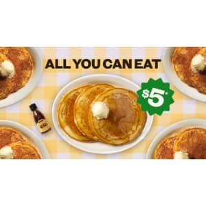 Cracker Barrel All-You-Can Eat Pancakes: $5 on Sep 25 + 26