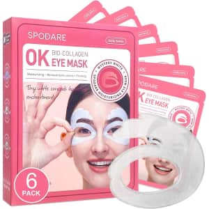 Spodare Caffeine and Collagen Eye Mask 6-Pack: $5.99