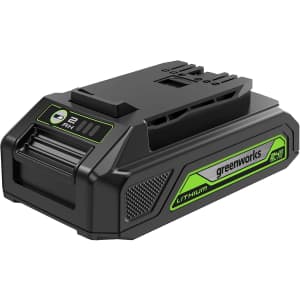 Greenworks 24V 2.0Ah Lithium-Ion Battery: $30