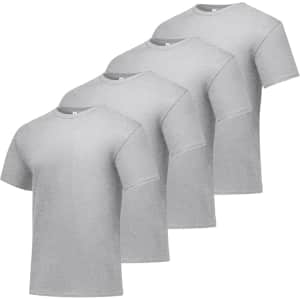 Hanes Men's ComfortSoft T-Shirts 4-Pack: $9.91