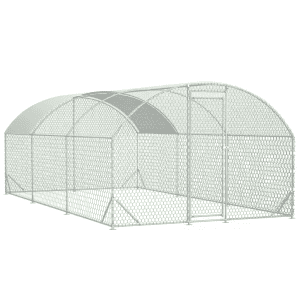 13-Foot Metal Dome Chicken Coop: $133