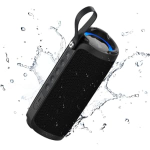 Waterproof Portable Bluetooth Speaker: $15