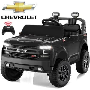 iYofe Chevrolet Silverado 24V Ride-On Car: $289.99