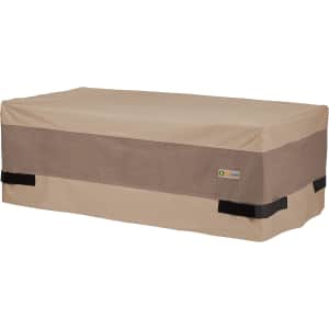 Duck Covers Elegant Waterproof 47" Patio Coffee Table Cover: $24
