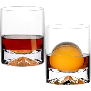 Wlasss 12-oz. Hand Blown Whiskey Glasses: 2 for $13
