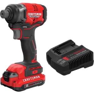 Craftsman V20 1/4" Cordless Impact Driver Kit w/ Battery, Charger: $59 Craftsman V20 1/4" Cordless Impact Driver Kit w/ Battery, Charger: $59