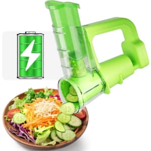 Electric Cheese Grater Wireless with 3 Blades: $11.99