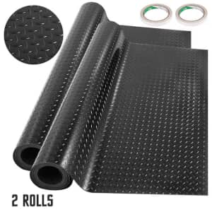 Vevor 53-Sq. Ft. Smooth PVC Garage Flooring Roll: $93
