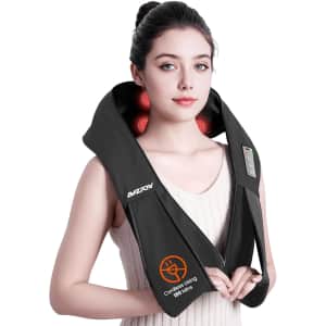 Amzpony Cordless Rechargeable Neck Massager: $16 w/ Prime