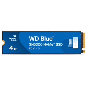 Western Digital 4TB WD Blue SN5000 NVMe SSD: $199.99 Western Digital 4TB WD Blue SN5000 NVMe SSD: $199.99