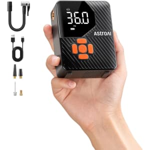 AstroAI L7 Mini 150-PSI Portable Tire Inflator / Air Compressor: $23.99