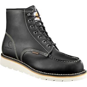 Carhartt Men's 6" Waterproof Leather Wedge Boots: $69.98 Carhartt Men's 6" Waterproof Leather Wedge Boots: $69.98