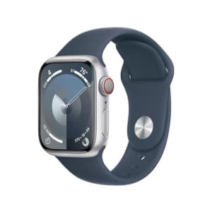 Apple Watch Series 9 GPS + Cellular 41mm Smart Watch: $300