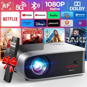 DBPower 1080p Smart Projector: $59.99 DBPower 1080p Smart Projector: $59.99