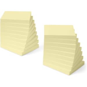 Amazon Basics Square Sticky Notes Pad 18-Pack: $6.87