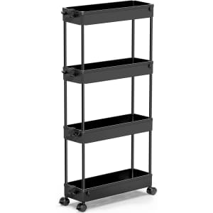Spacekeeper Slim Rolling Storage Cart: $17.99
