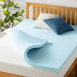 Best Price Mattress 2" Ventilated Gel Memory Foam Topper: From $22