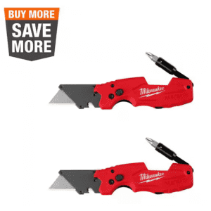 Milwaukee Fastback 6-in-1 Folding Utility Knife w/ General Purpose Blade 2-Pack: $20