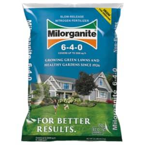 Milorganite 32-lb. Long Lasting All Purpose Lawn Food Fertilizer: $19 Milorganite 32-lb. Long Lasting All Purpose Lawn Food Fertilizer: $19