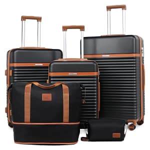 Joyway 5-Piece ABS Hardside Spinner Luggage Set: $110 Joyway 5-Piece ABS Hardside Spinner Luggage Set: $110